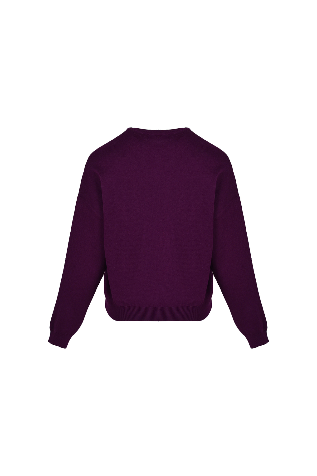 بافت یقه گرد گلدوزی دار