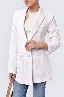 کت بلیزر راه راه آستر دار