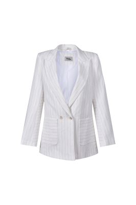 کت بلیزر راه راه آستر دار