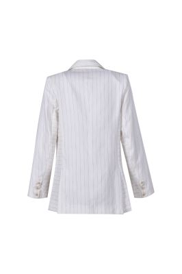 کت بلیزر راه راه آستر دار