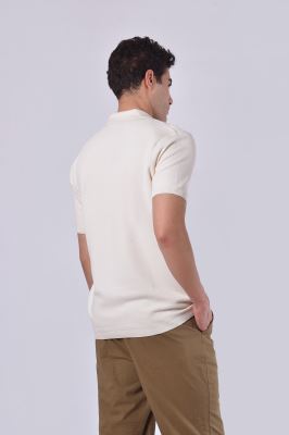 پولوشرت بافت آستین کوتاه