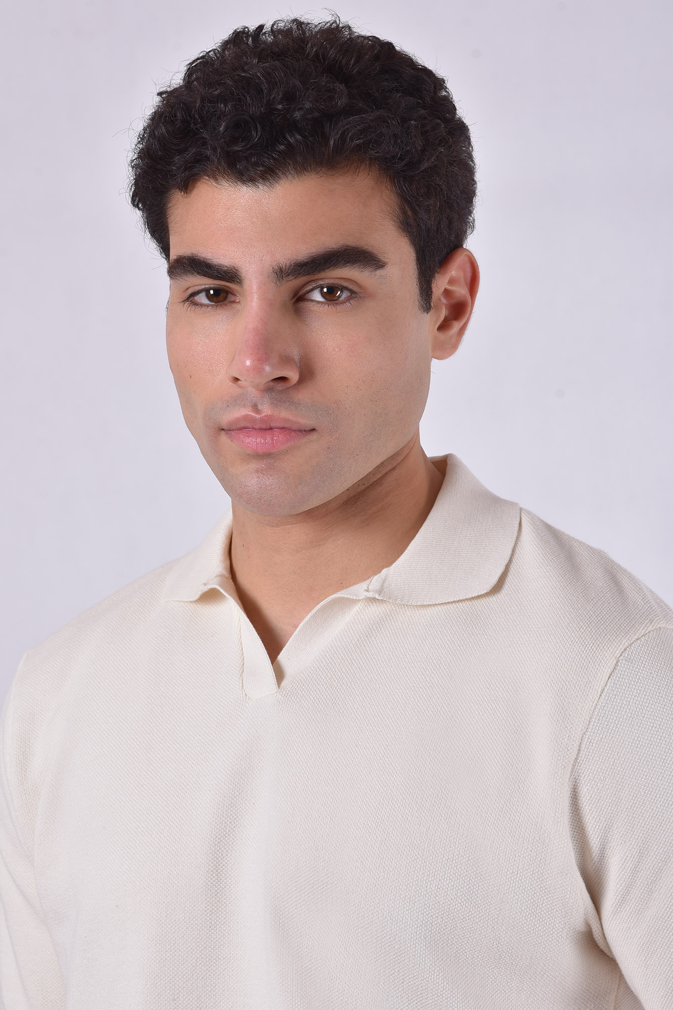 پولوشرت بافت آستین کوتاه