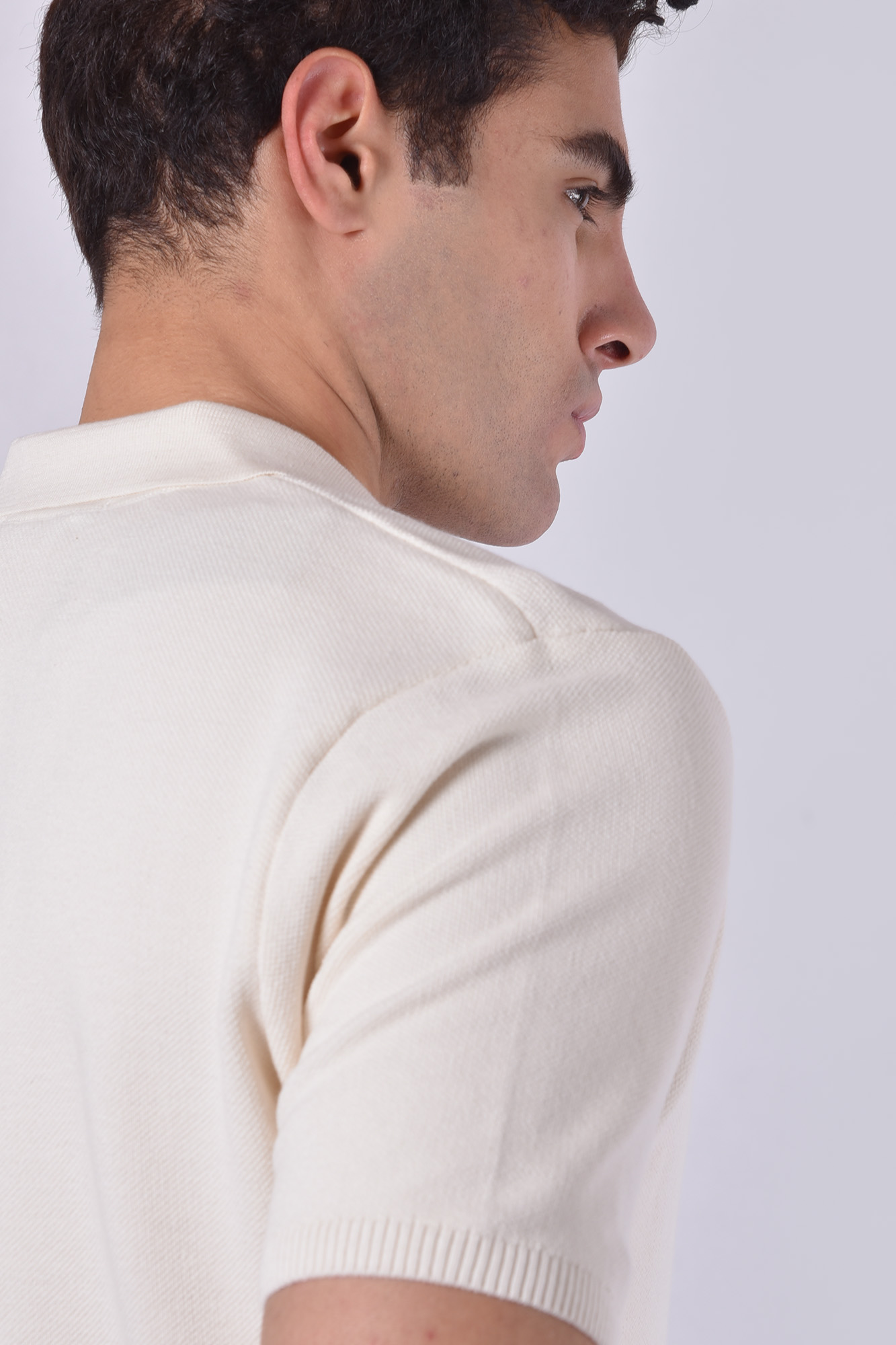 پولوشرت بافت آستین کوتاه