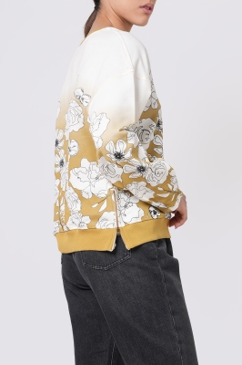 تیشرت آستین بلند دورس چاپی