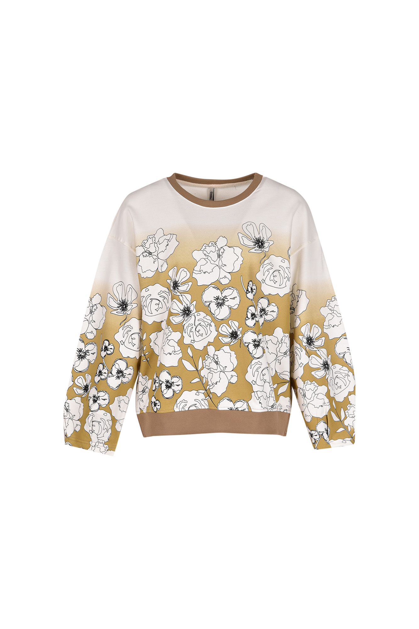 تیشرت آستین بلند دورس چاپی