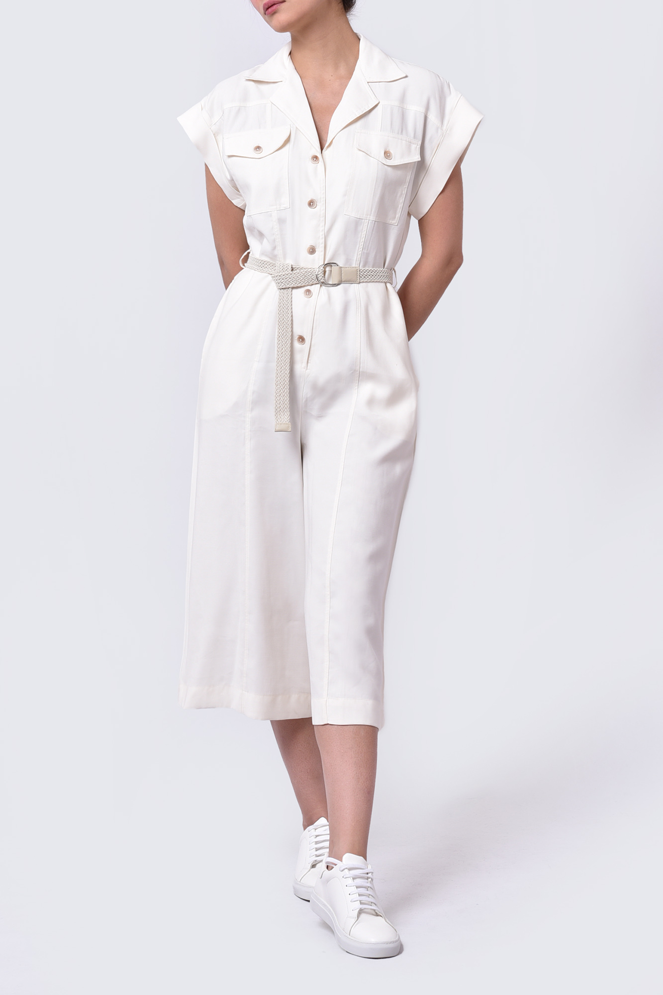 اورال کتان کمربند دار