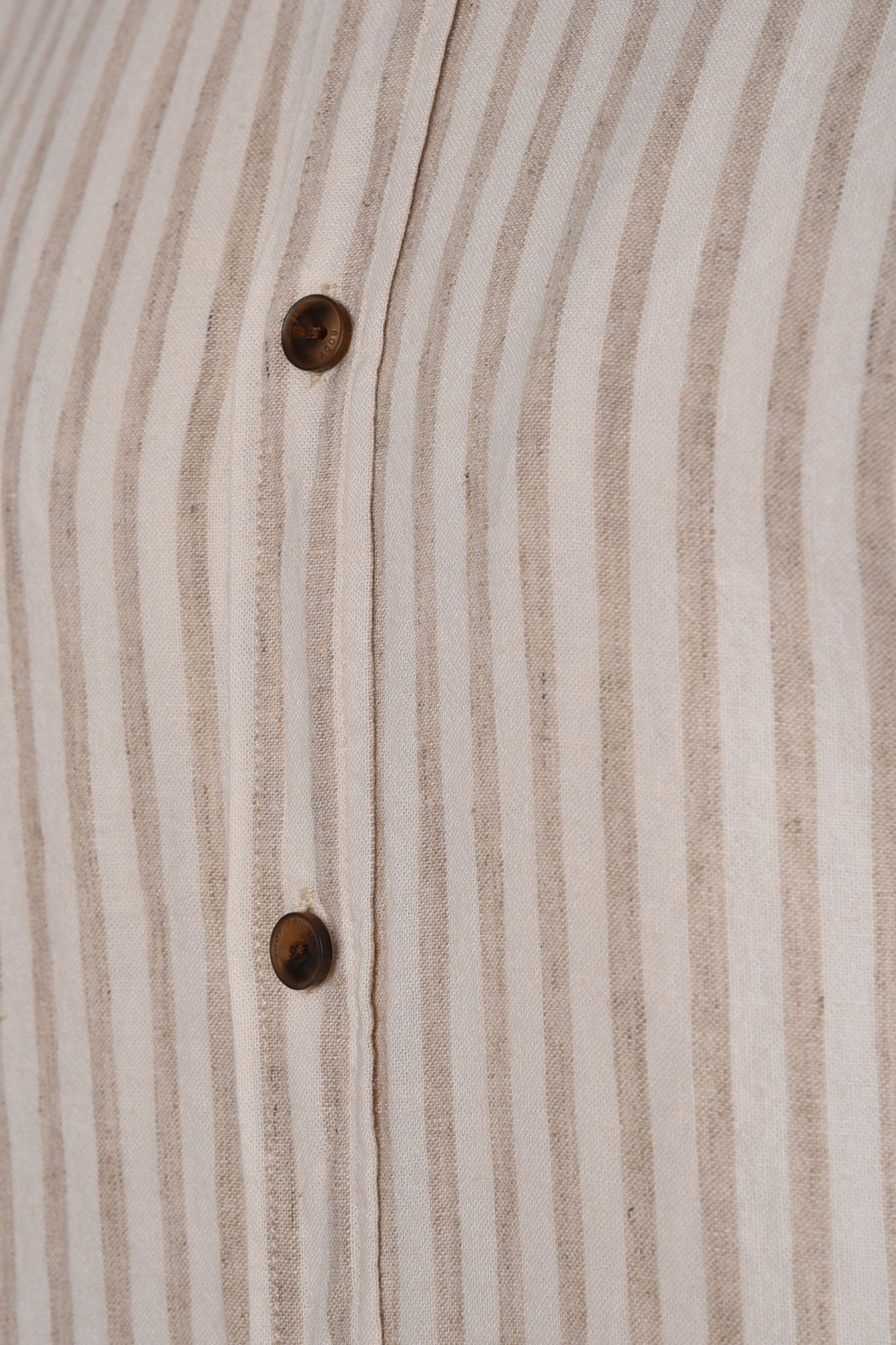 پیراهن آستین بلند یقه فرنچ راه راه