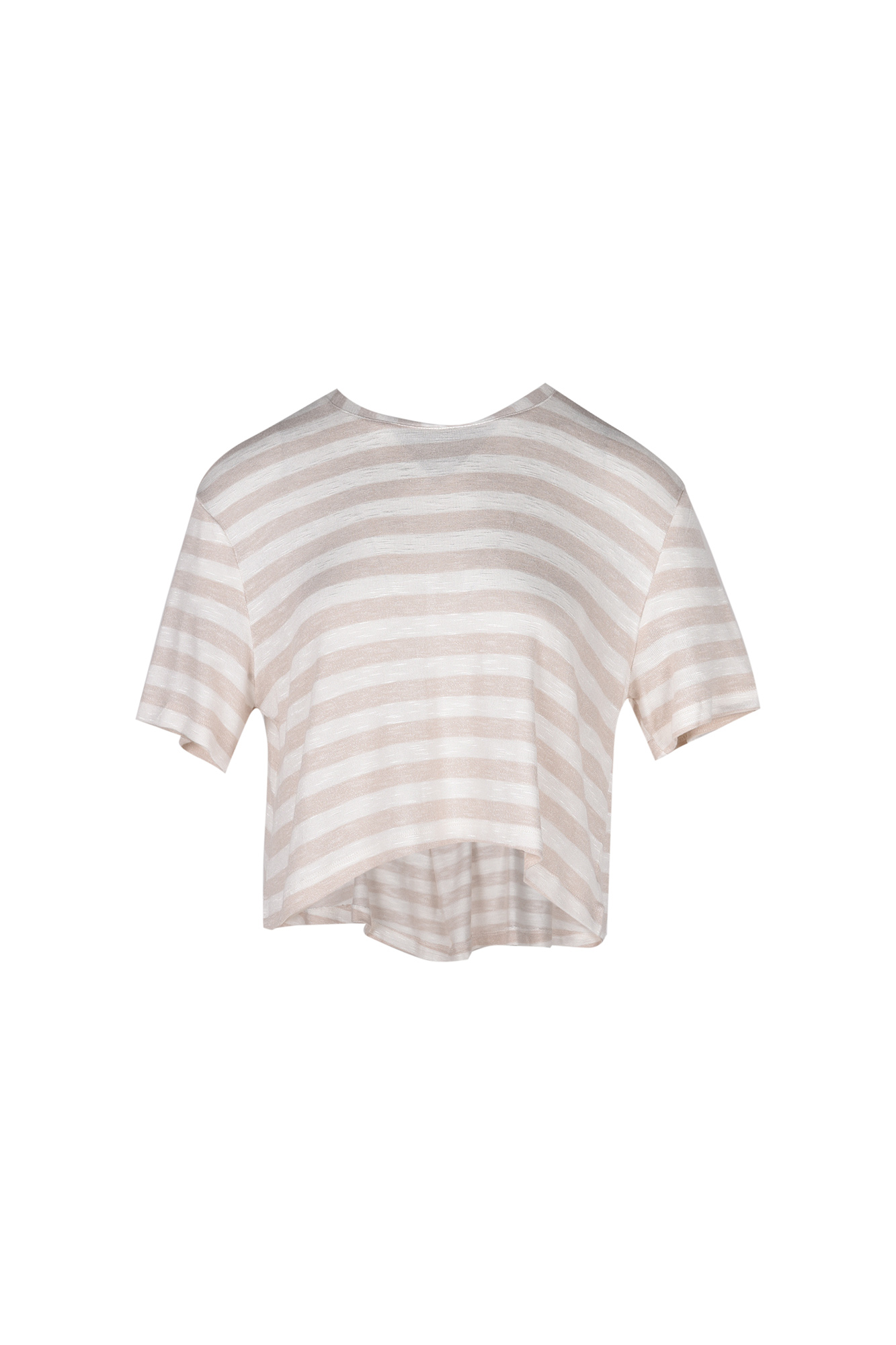 تیشرت آستین کوتاه پشت گره دار