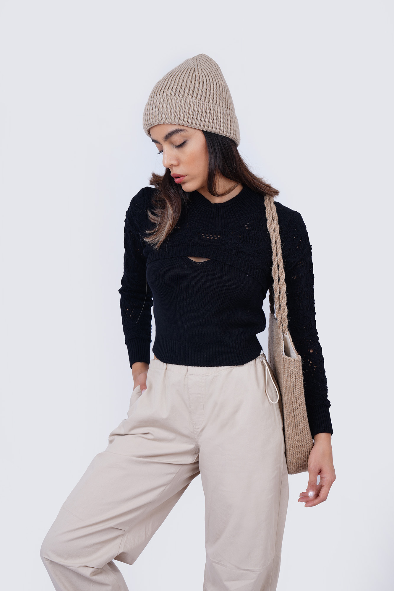 بافت دو تکه تاپ و آرم وارمر