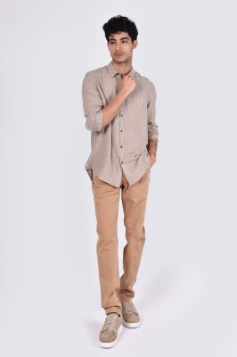 پیراهن آستین بلند راه راه