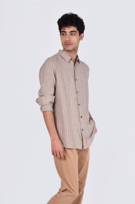 پیراهن آستین بلند راه راه