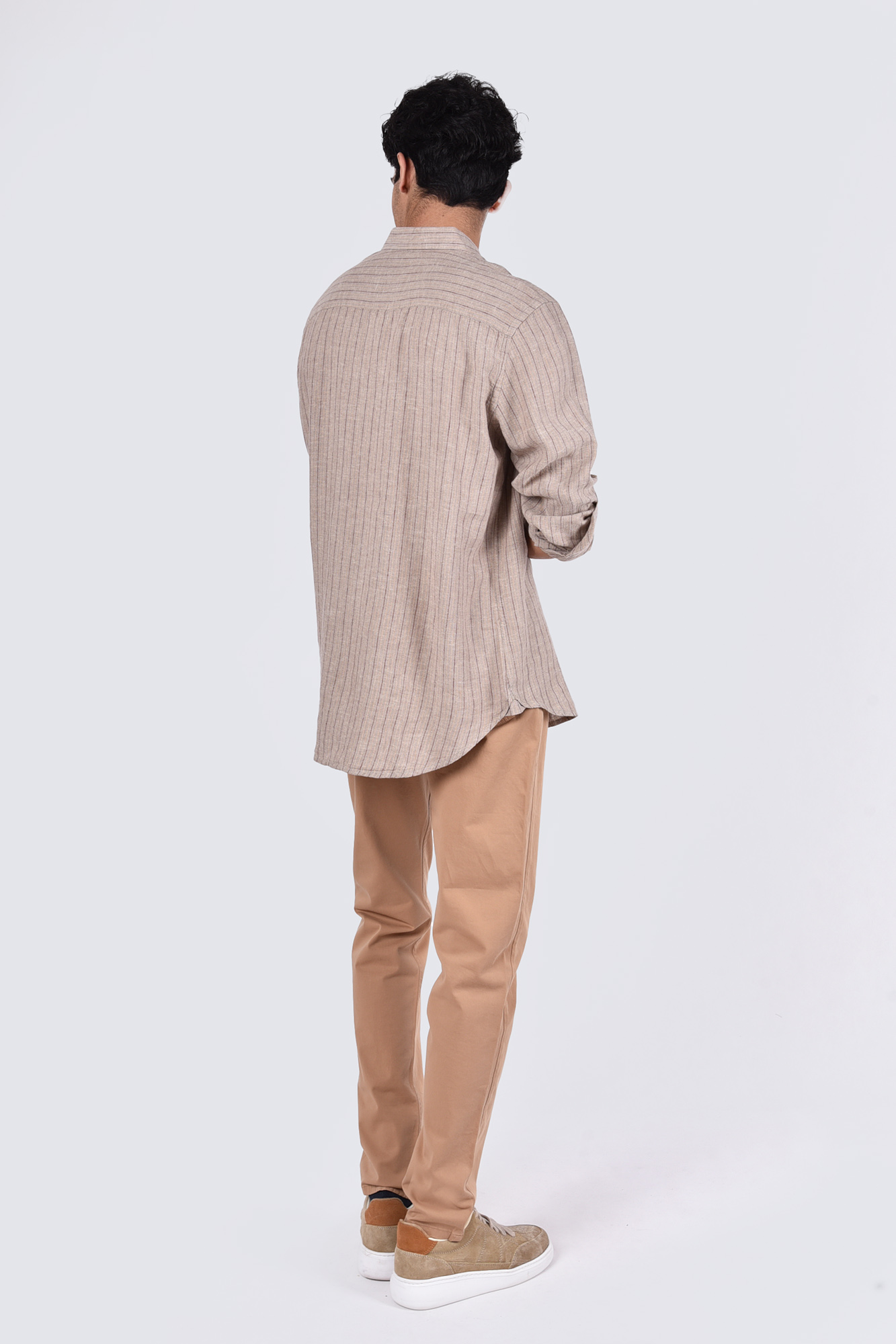 پیراهن آستین بلند راه راه