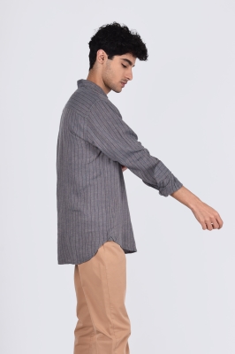 پیراهن آستین بلند راه راه