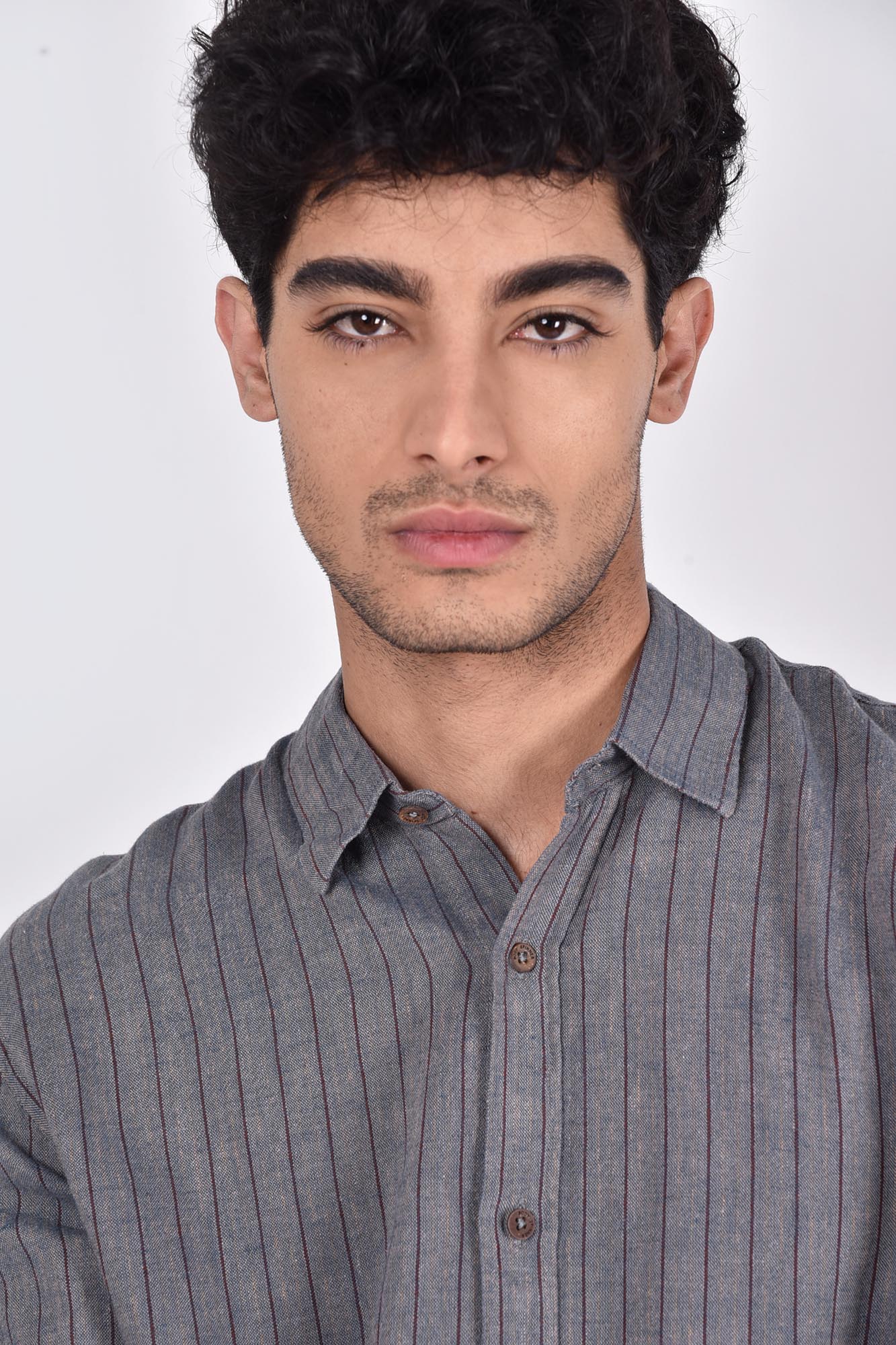 پیراهن آستین بلند راه راه