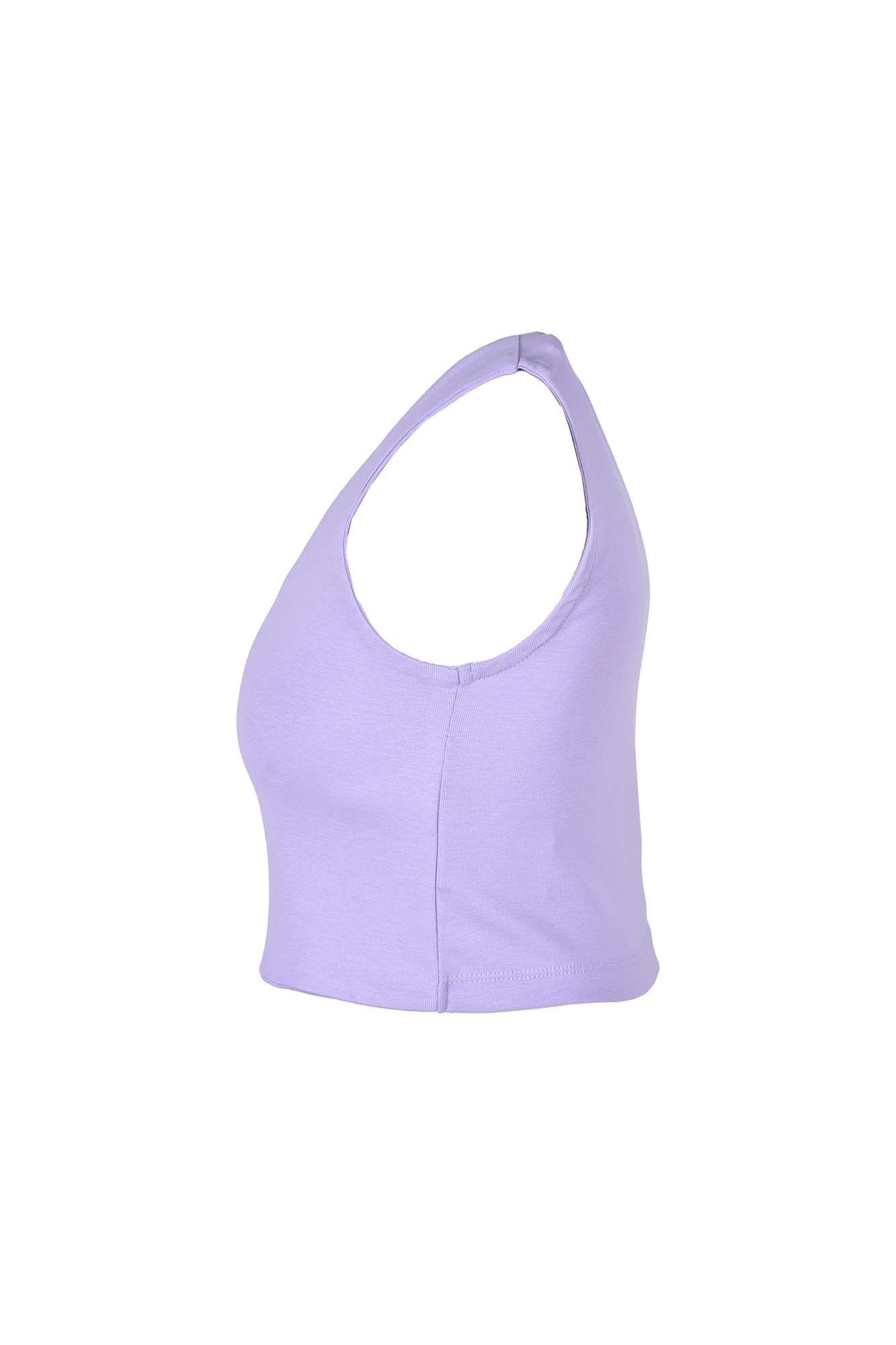 تاپ تیشرتی کراپ ساده زنانه