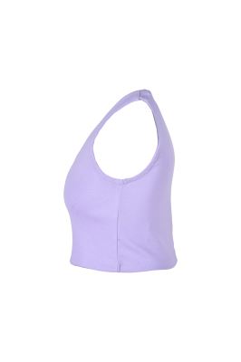 تاپ تیشرتی کراپ ساده زنانه