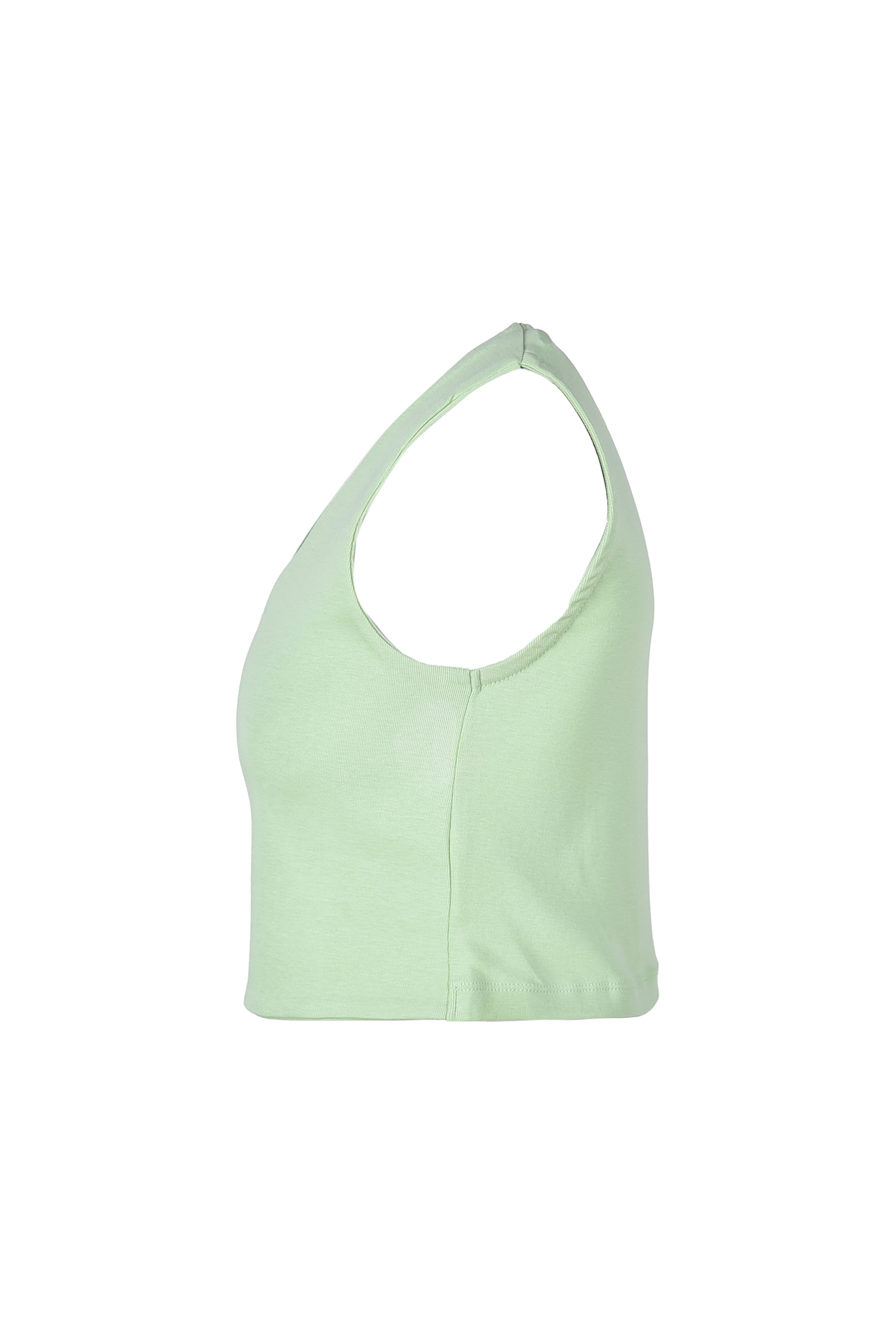 تاپ تیشرتی کراپ ساده زنانه