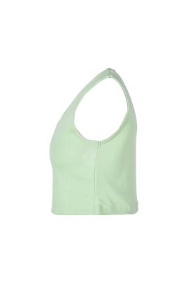 تاپ تیشرتی کراپ ساده زنانه