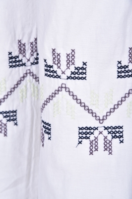 شلوار لینن گلدوزی دار