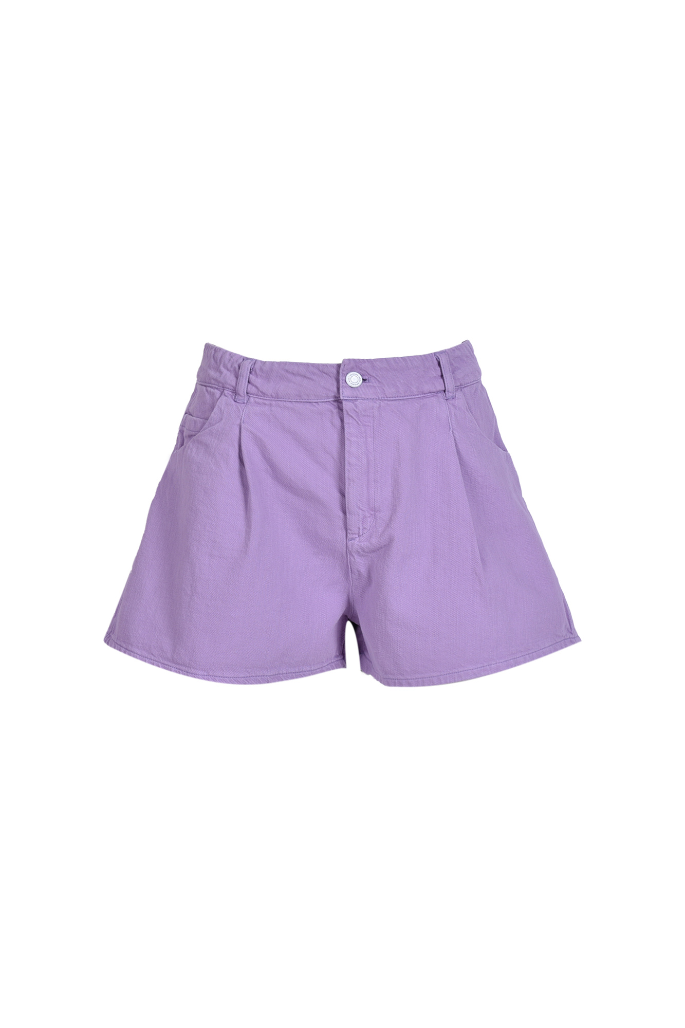 شلوارک جین پلیتد