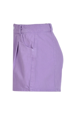 شلوارک جین پلیتد