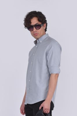 پیراهن آکسفورد آستین بلند اسلیم