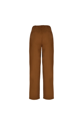 شلوار کتان واید پیلی دار