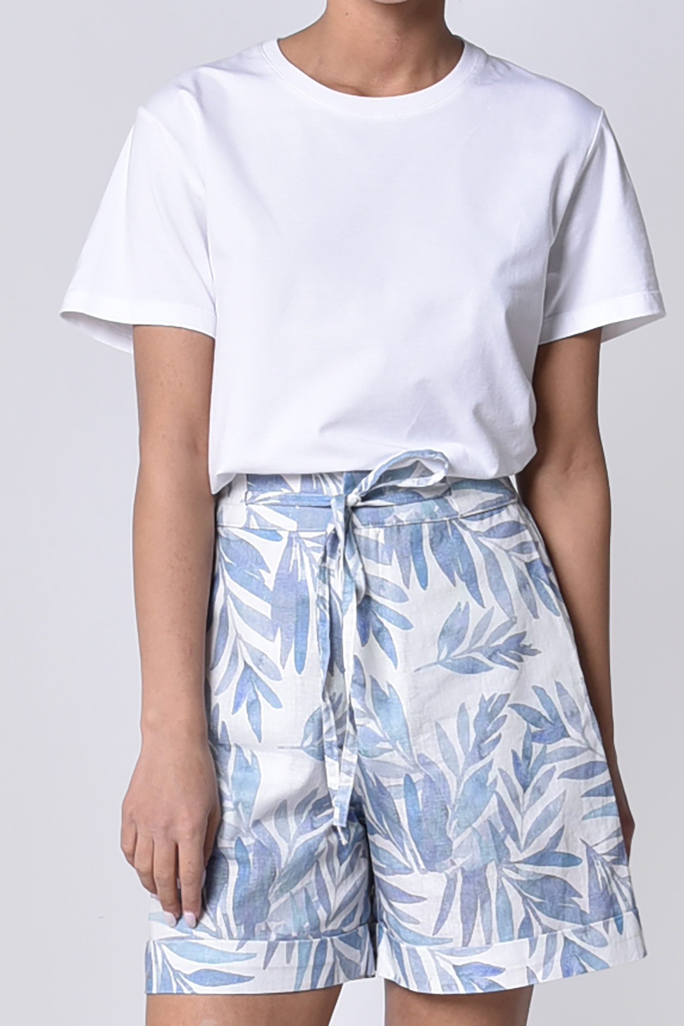 شلوارک لینن چاپی