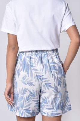 شلوارک لینن چاپی