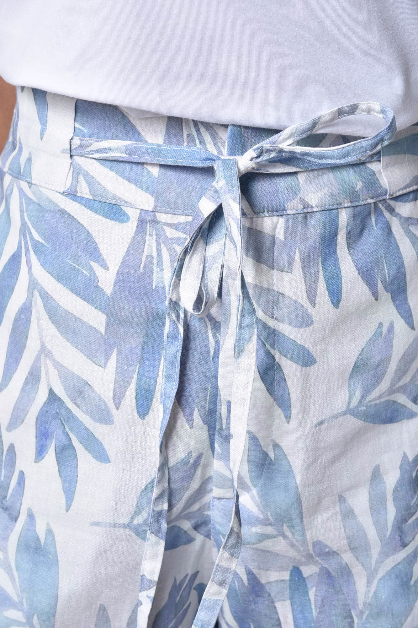 شلوارک لینن چاپی