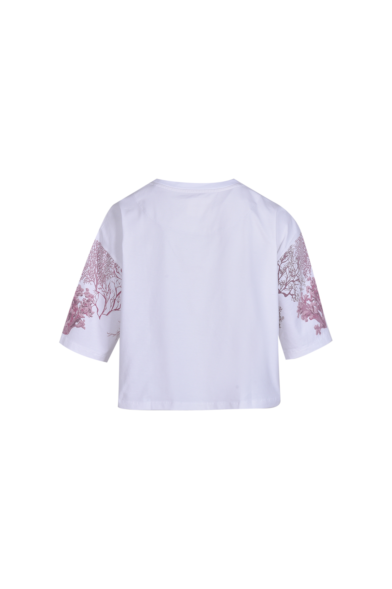 تیشرت چاپی گلدوزی دار