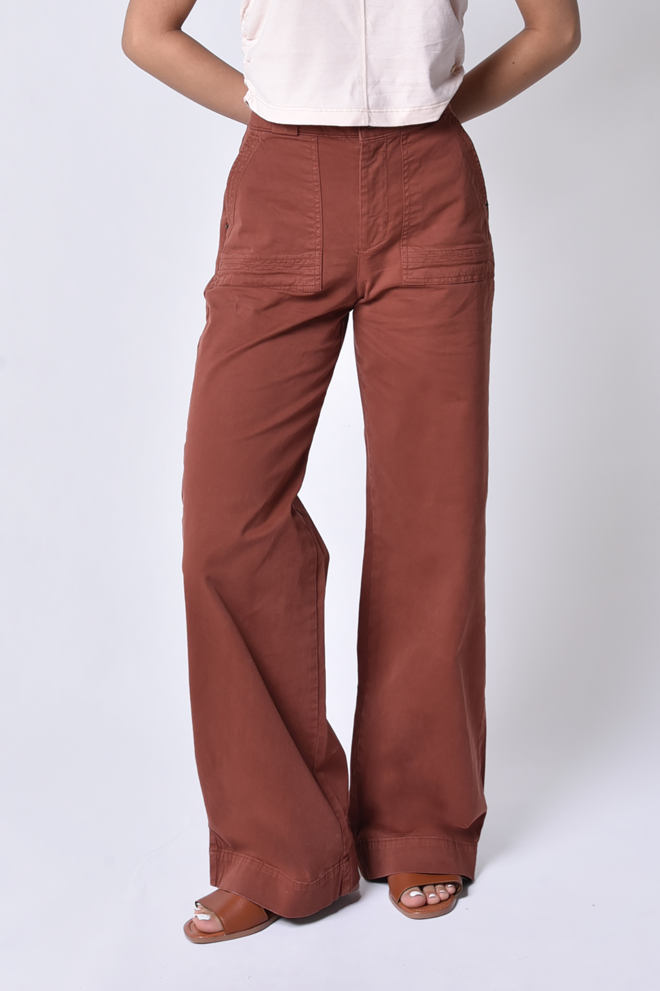 شلوار کتان واید