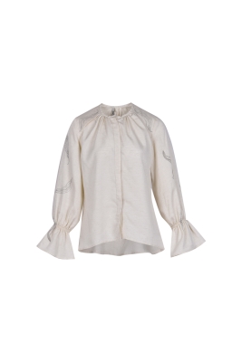 شومیز آستین بلند چاپی