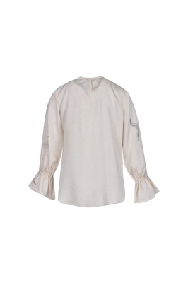 شومیز آستین بلند چاپی