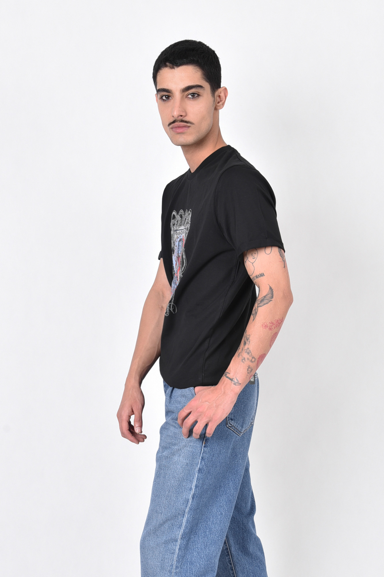 تیشرت آستین کوتاه چاپی