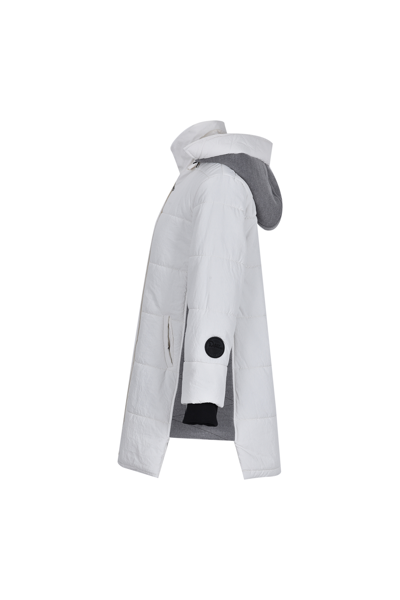 کاپشن بلند کلاه دار