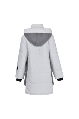 کاپشن بلند کلاه دار