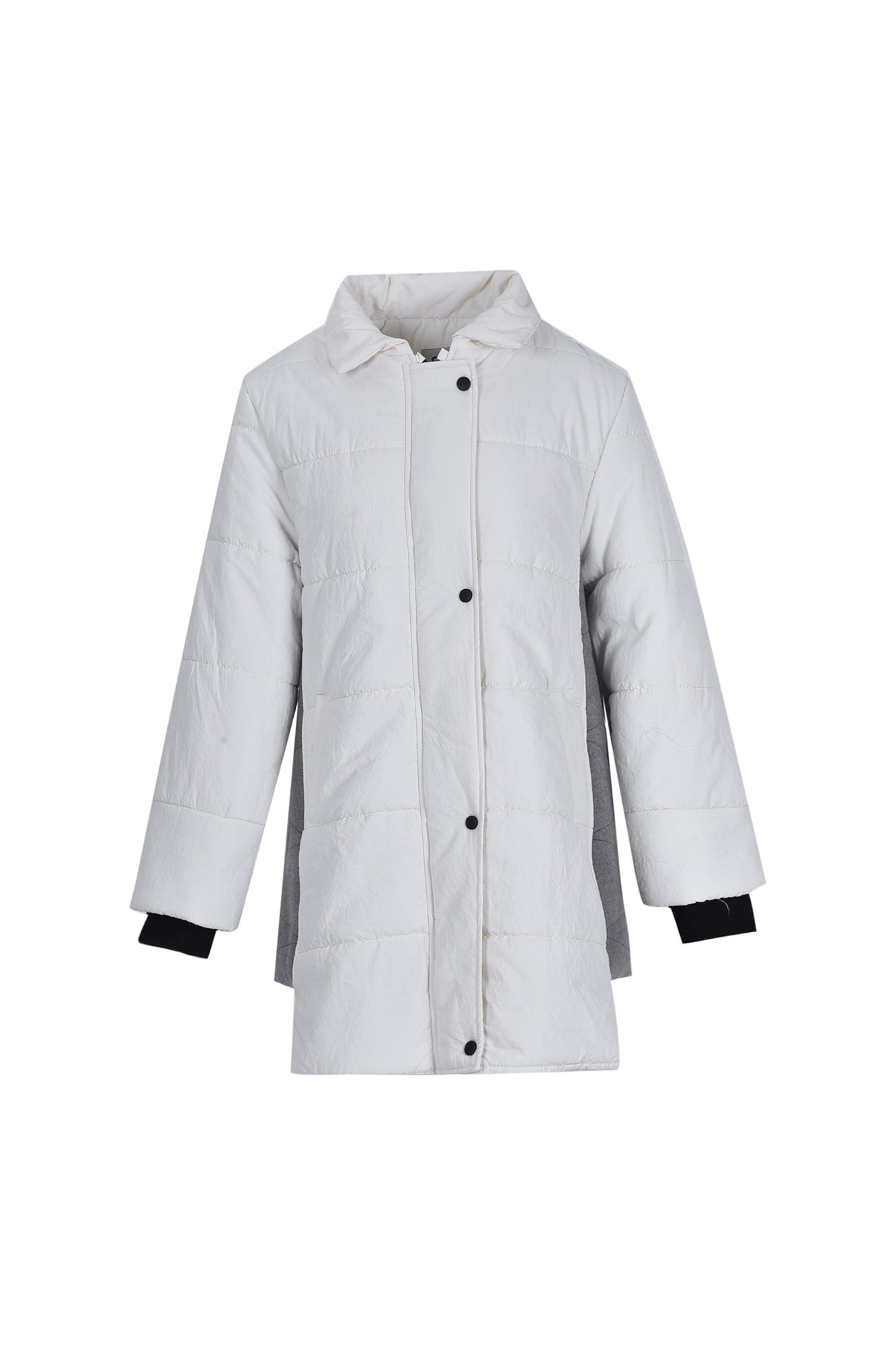 کاپشن بلند کلاه دار