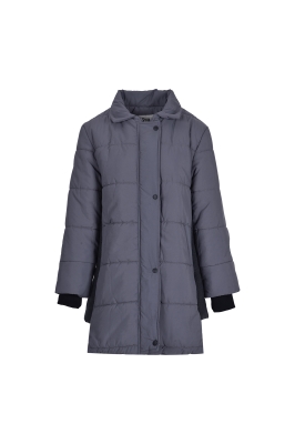 کاپشن بلند کلاه دار