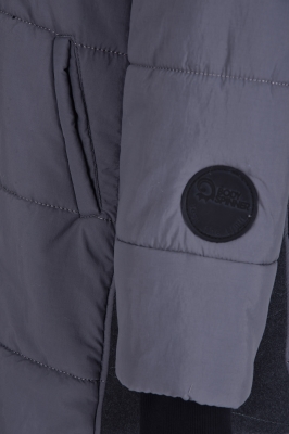 کاپشن بلند کلاه دار