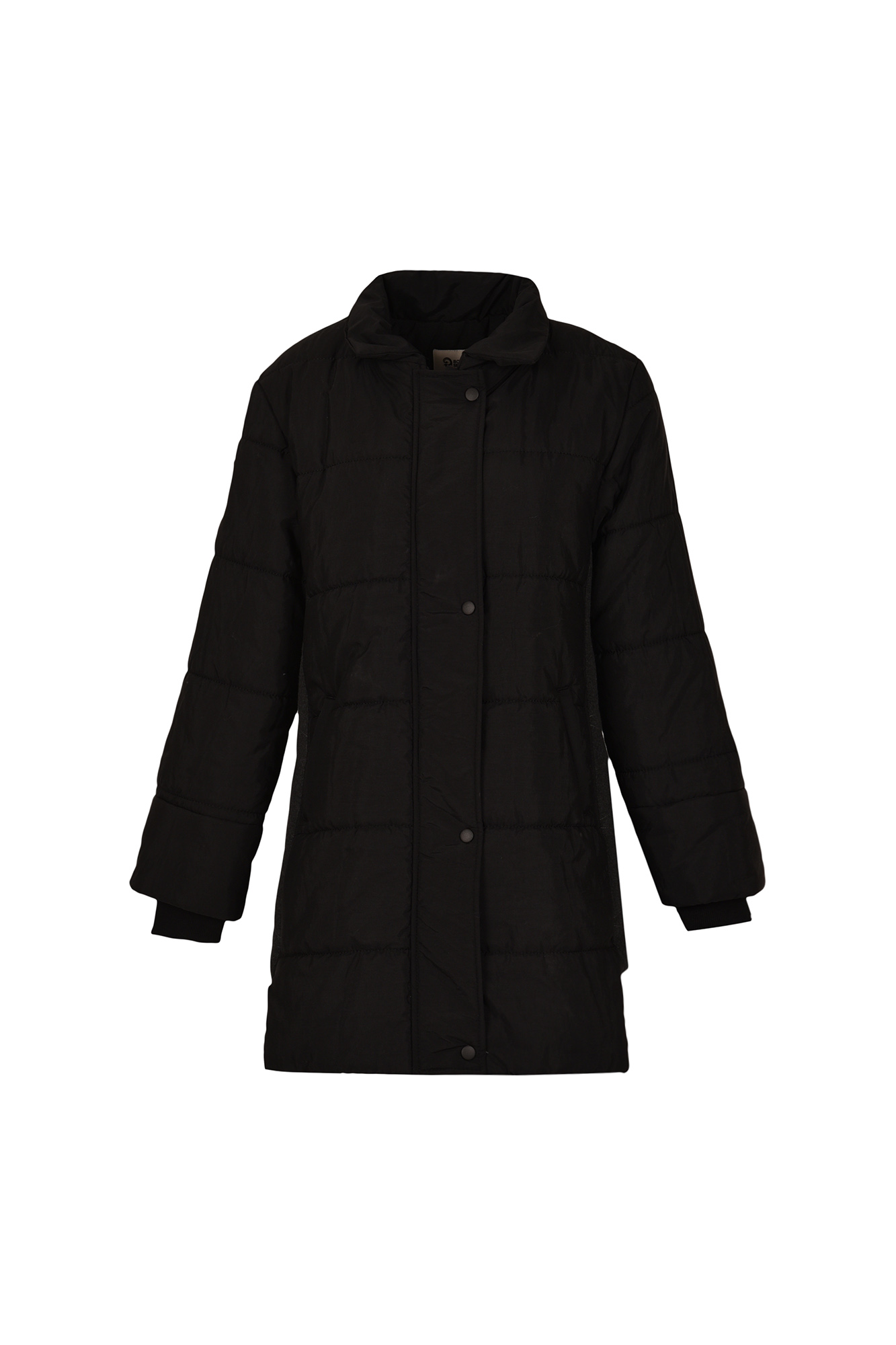 کاپشن بلند کلاه دار