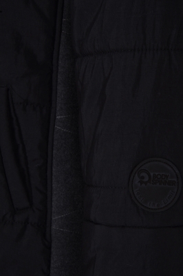 کاپشن بلند کلاه دار