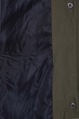 کاپشن بلند کلاه دار