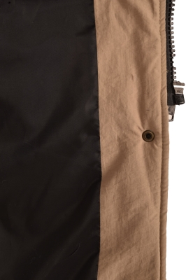 کاپشن بلند کلاه دار