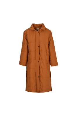 کاپشن بلند کلاه دار