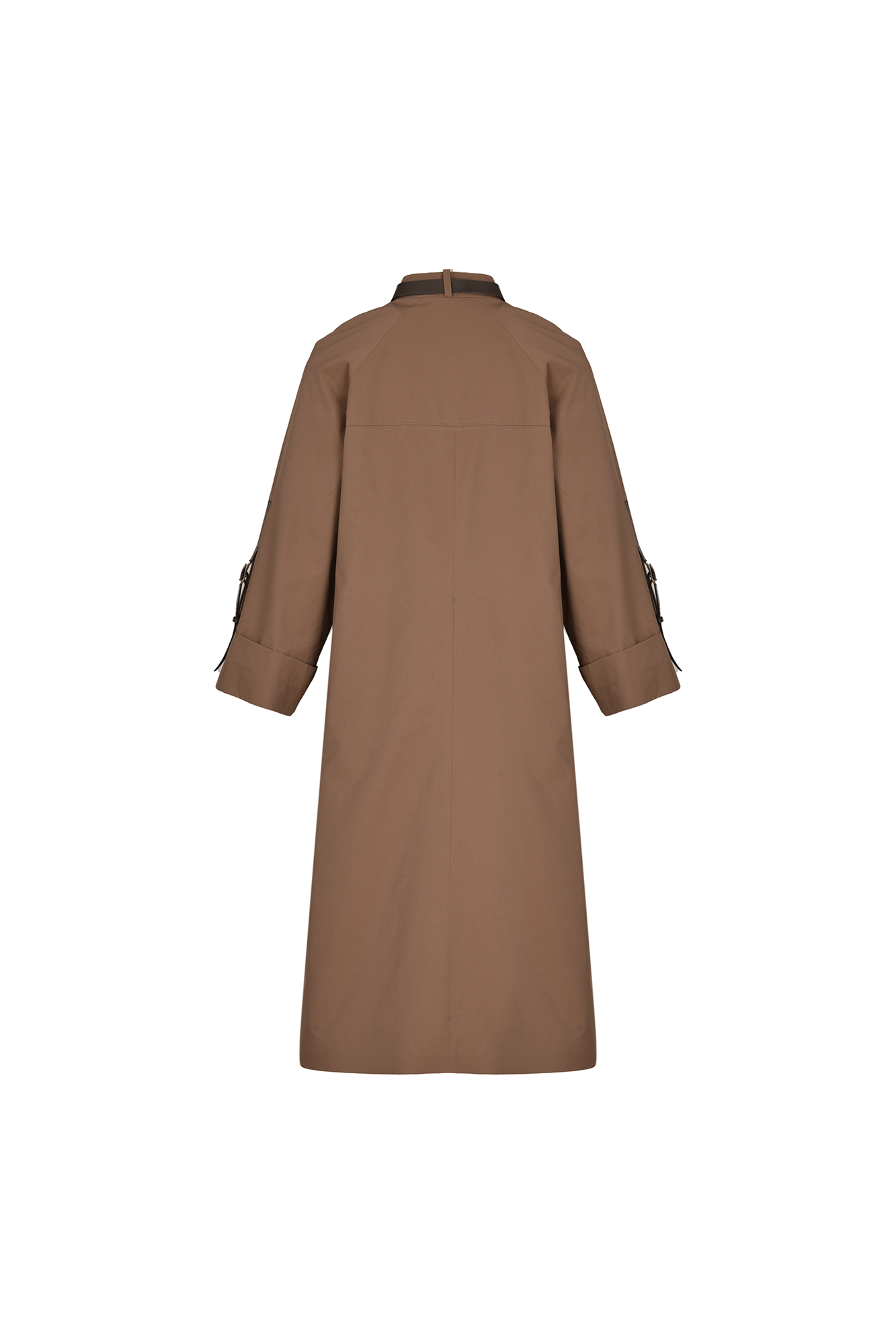 بارانی بلند با خرجکار چرم