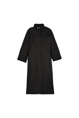 بارانی بلند با خرجکار چرم