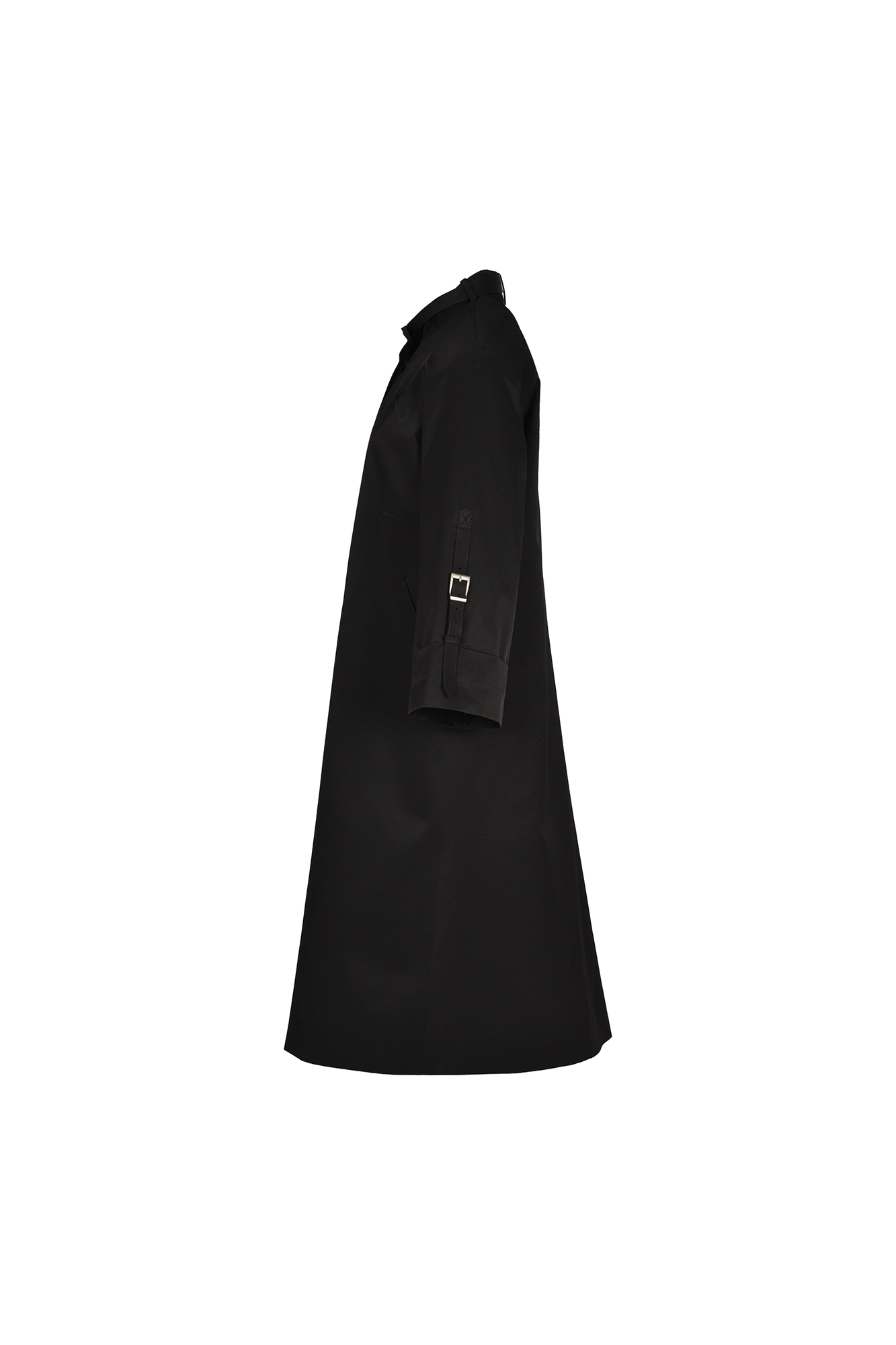 بارانی بلند با خرجکار چرم