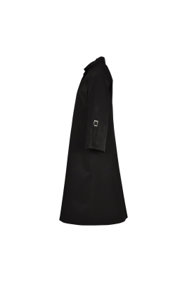 بارانی بلند با خرجکار چرم