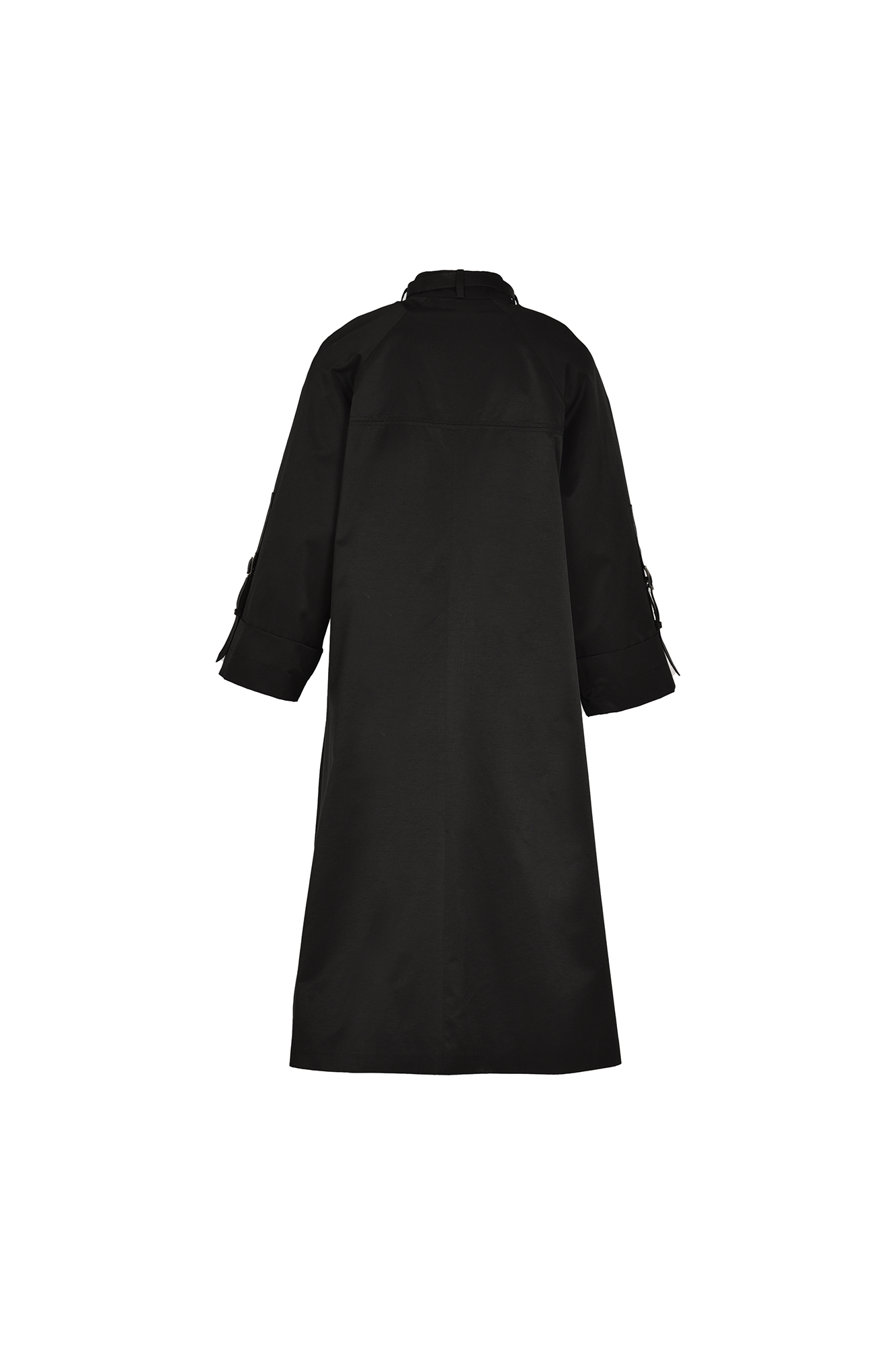 بارانی بلند با خرجکار چرم